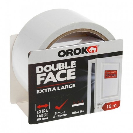 Adhésif OROK Double face surfaces Extra Large 10mx50mm