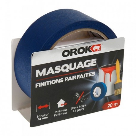 Adhésif OROK Masquage finitions parfaites 20mx38mm