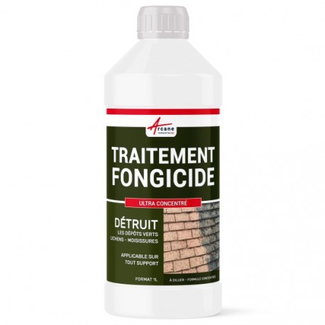Traitement fongicide ARCANE ultra concentré des toitures, façades et sols 1L