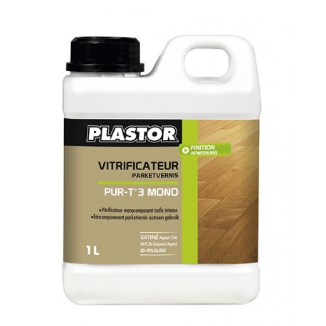 Vitrificateur PLASTOR PUR-T3 MONO satin 1L