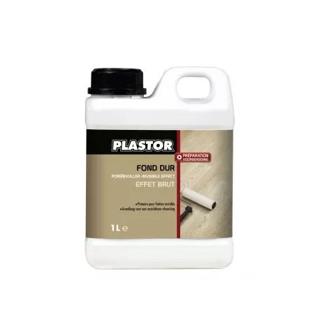 Fond Dur PLASTOR Effet Bois nu pour finition invisible 1L