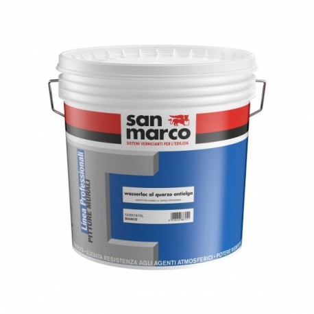 Peinture SAN MARCO Wasserlac al Quarzo Antialga blanc 4L