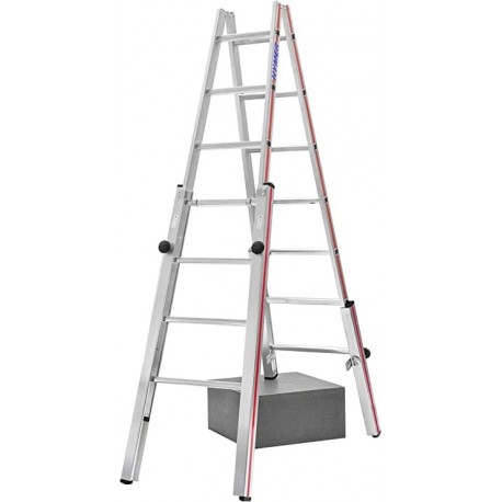 Echelle double HYMER pour escaliers 2x7 marches