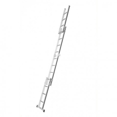 Echelle téléscopique 4x4 marches aluminium aluminium