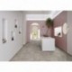 Revêtement de sol GERFLOR Création 55 à coller Bloom Uni Taupe paquet de 3,35m² dalles de 61x61cm