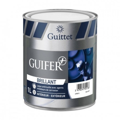 Peinture GUITTET Guifer + demi-brillant blanc 1L