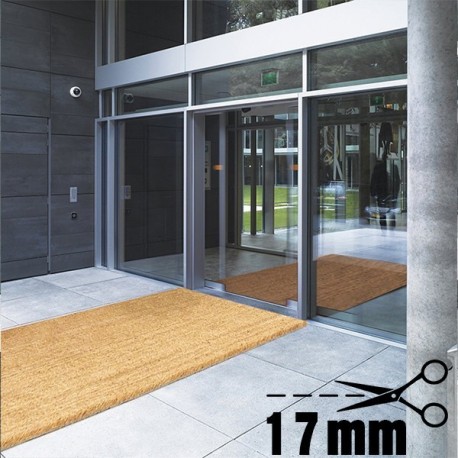 BTB Tapis brosse coco écru 17mm