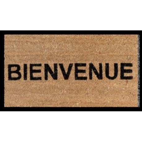 Tapis DECORMAT coco 14mm Bienvenue 33x60cm