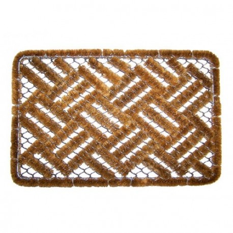 Tapis grille DECORMAT coco + métal 40x60cm