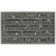 Tapis gratte-pieds DECORMAT bienvenue 45x76cm