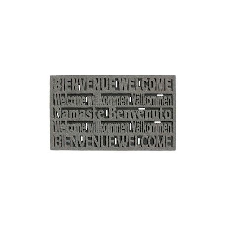 Tapis gratte-pieds DECORMAT bienvenue 45x76cm