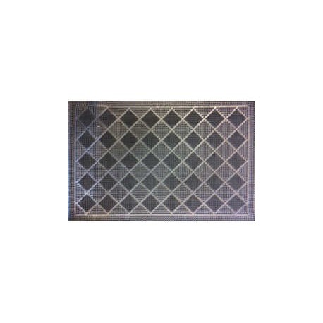 Tapis caoutchouc DECORMAT picots noir 40x60cm