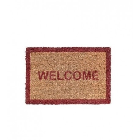 Tapis brosse coco DEHEE Welcome 40x60cm