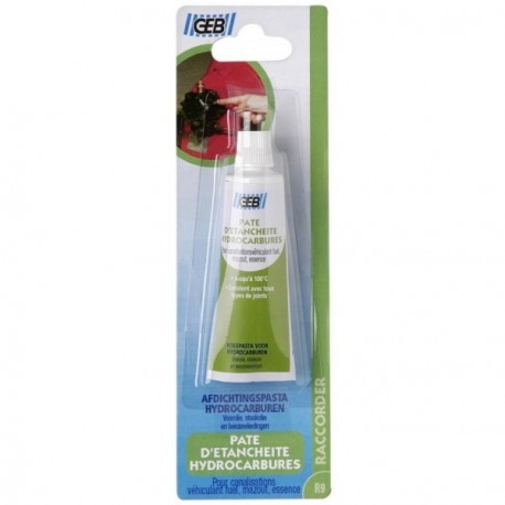 Pâte d'étanchéité hydrocarbures GEB pour raccords à visser ou joints plats métalliques 20ml