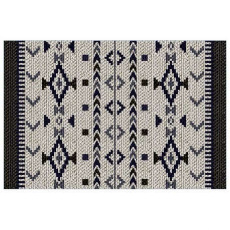Tapis Déco Velvet Aztec 40x60cm