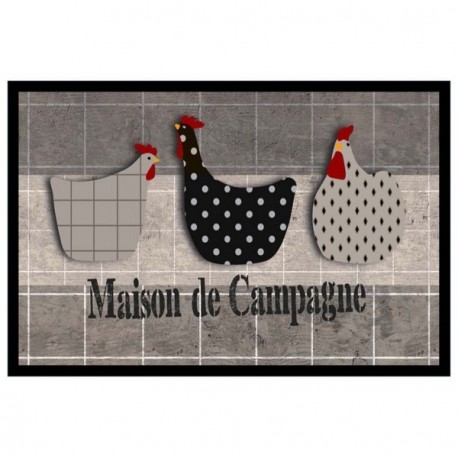 Tapis Déco Velvet Maison de Campagne 40x60cm