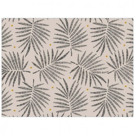 Tapis Déco Velvet Désert Leaves 60x80cm