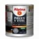 Peinture pièces à vivre satin ALPINA 0,5L gris anthracite