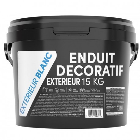 Enduit Décoratif Extérieur TDP mat blanc 15kg