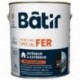 Peinture anti-rouille fer mat BATIR glycéro noir 2L