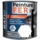 Peinture anti-rouille fer satin BATIR glycéro 0,5L blanc