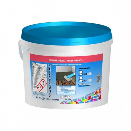 MAPEI Latex Plus + Nivorapid primaire d'accrochage et d'interposition 9kg