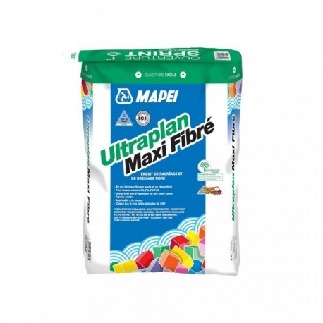 Ragréage P4SR MAPEI Ultraplan Maxi Fibré 3 à 30mm neuf et rénovation 25kg