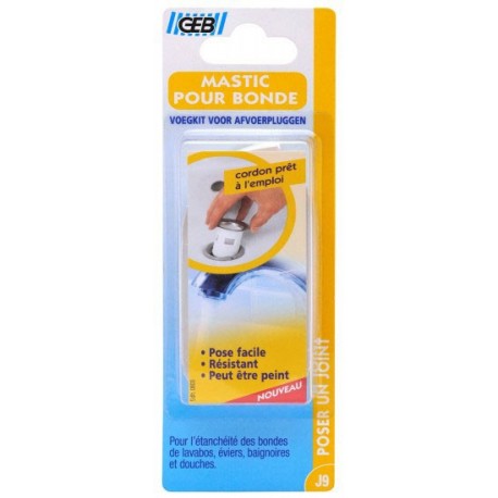 Mastic d'étanchéité GEB pour bonde cordon 8mmx43cm