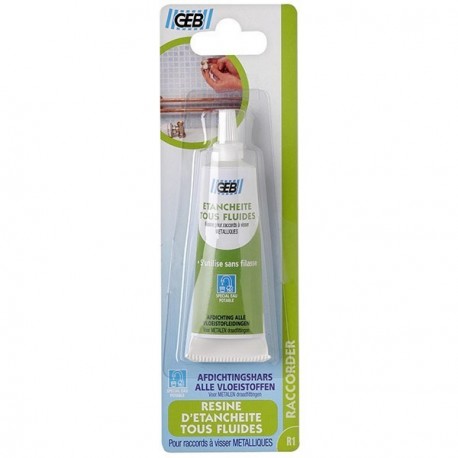 Résine étanche pour tous raccord à visser GEB 20ml