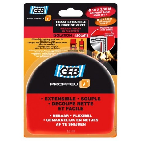 Tresse extensible en fibre de verre GEB Propfeu 4/5/6mmx2,5m