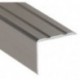Nez-de-marche strié ROMUS 25x20x2500mm réf.1516 alu titane