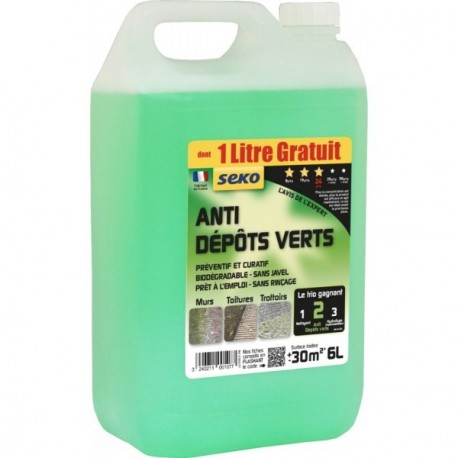 Traitement Anti-Dépôts Verts STANDARD 5L+1L gratuit