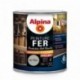 Peinture fer anti-rouille brillante ALPINA 0,5L gris franc