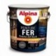 Peinture fer anti-rouille brillante ALPINA 2,5L carbone
