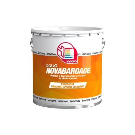 Peinture INNOVA Novabardage Aqua Mat Velours blanc 15L
