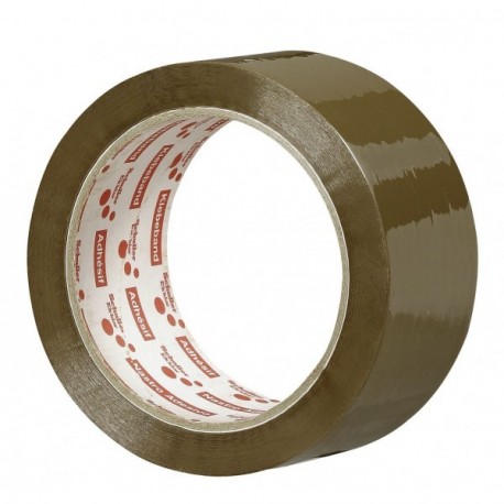 Adhésif d'emballage SCHULLER polypro brun 66mx48mm réf : 45709