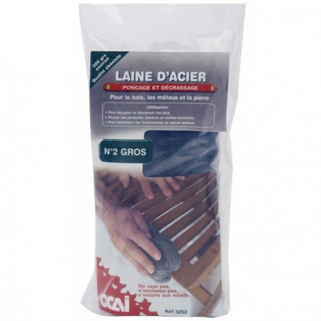 Laine d'acier OCAI 3/0 extra fine 200g