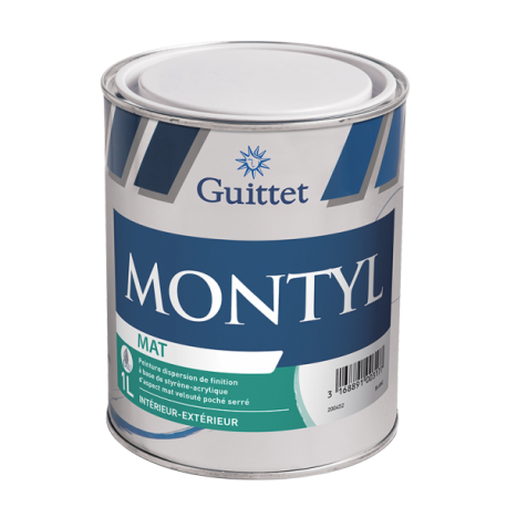 Peinture GUITTET Montyl NV blanc 1L