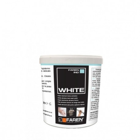 Pâte lavante blanche abrasive WHITE FAREN 4kg