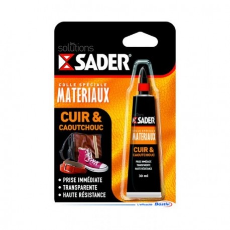 Colle SADER cuir - caoutchouc 30ml