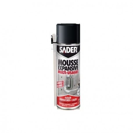 Mousse PU universelle SADER tête en bas avec gants inclus 500ml