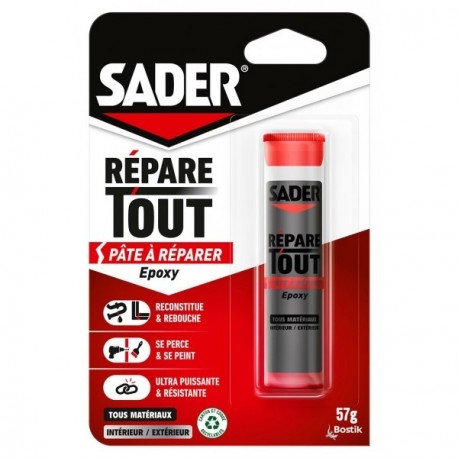 Pâte à réparer SADER Répare tout 57g