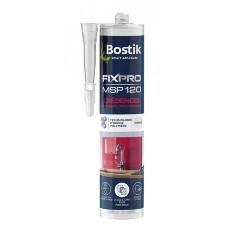 Colle BOSTIK FIX PRO MSP 120 crédences 290ml