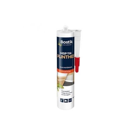 Colle BOSTIK fixation pro MSP114 plinthes tous matériaux 290ml