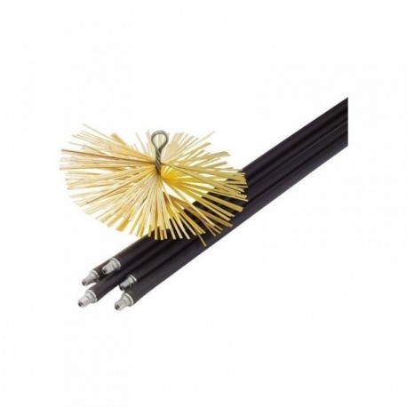 Kit de ramonage 7m D200mm synthétique RUECAB 200mm