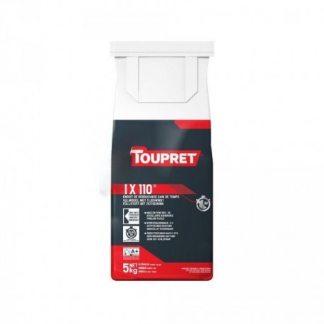 Enduit de rebouchage TOUPRET Bâtiment TX110 5kg