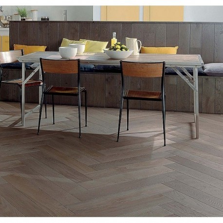 Parquet PANAGET Bâton Rompu 139 R/L Chêne Zenitude Huile Flanelle