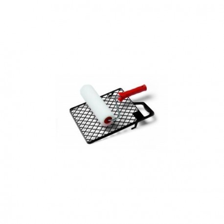 Lot de 1 Rouleau chantier 13mm, 1 grille plastique réf : 20240
