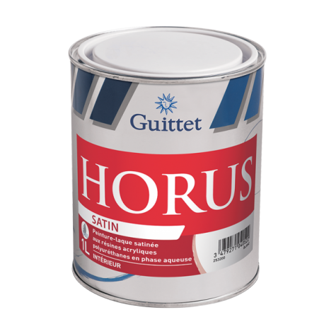 Peinture GUITTET Horus satin blanc 1L