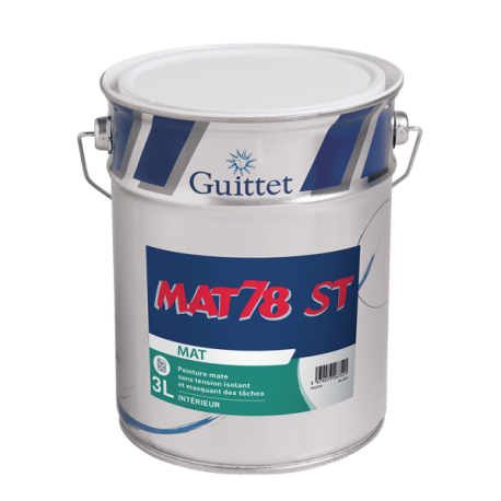 Peinture GUITTET Mat78 ST blanc 3L